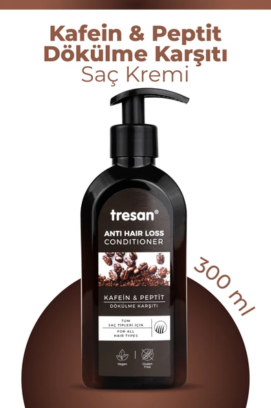 Tresan Kafein & Peptit Dökülme Karşıtı Saç Bakım Kremi 300 ml ürün görseli 1