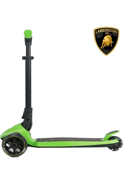 Lamborghini Yeşil Scooter Işıklı Tekerlek LB2005 - Resim 2