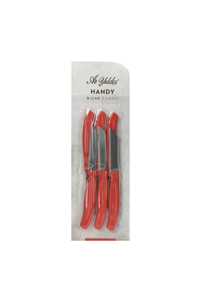 Ar Yıldız Handy Meyve Bıçağı Renkli 9 cm 6'lı ürün görseli 1
