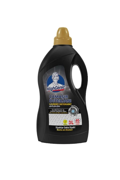 Highgenic Sıvı Çamaşır Deterjanı Siyahlar 3000 Ml ürün görseli 1