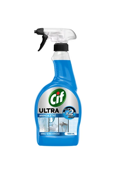 Cif Sprey Ultra Anında Etki Kireç ve Pas Sökücü 1000 Ml ürün görseli 1
