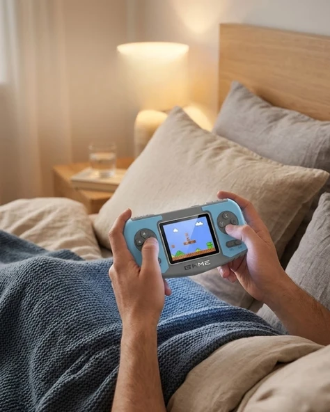 El Tipi Oyun Konsolu Dahili Retro Oyunlar Tv Bağlantısı Destekli Taşınabilir Game Console ürün görseli 1