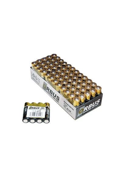 4 ADET Orbus Alkalin Pil AA 4' lü LR06 ürün görseli 1