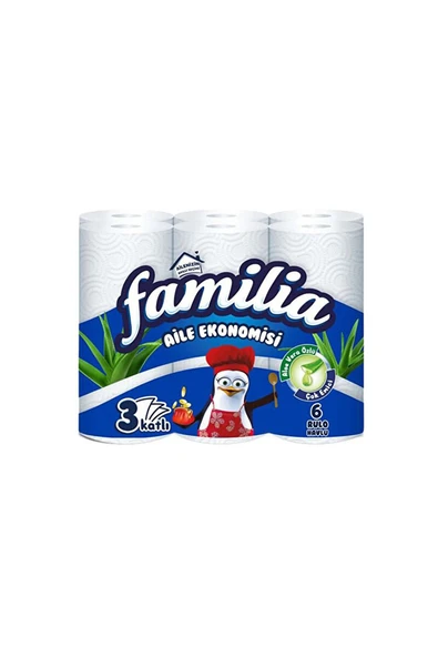 Familia Aloe Vera Özlü Kağıt Havlu 6'lı ürün görseli 1