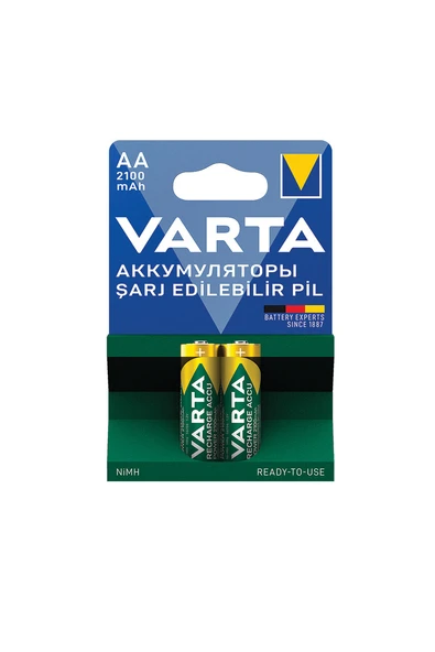 4 ADET Varta Pil Rechargeable Power 2' Li Kalem Pil 2100 Mah ürün görseli 1