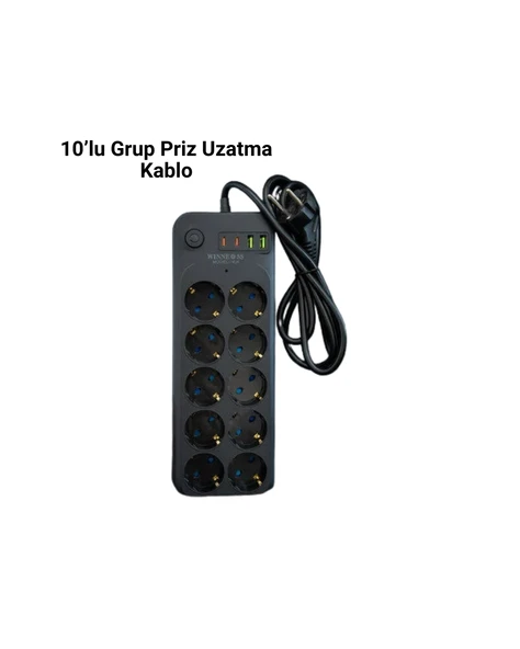 10 lu Grup Priz ürün görseli 1
