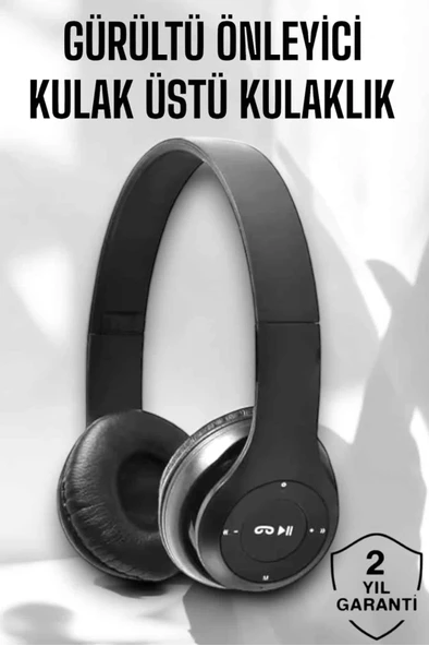 Ayarlanabilir Kafa Bandı İle Yüksek Performanslı Bluetooth Kulaklık ürün görseli 1