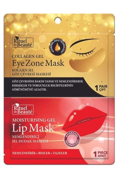4 ADET RDB Göz - Dudak Jel Maske - Resim 2