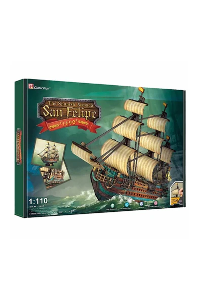 San Felipe Gemisi 3D Puzzle - Resim 2
