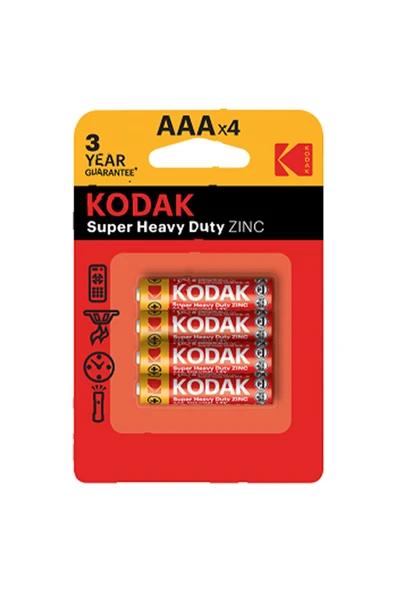 Kodak Çinko Karbon İnce Pil 4'lü - Resim 2