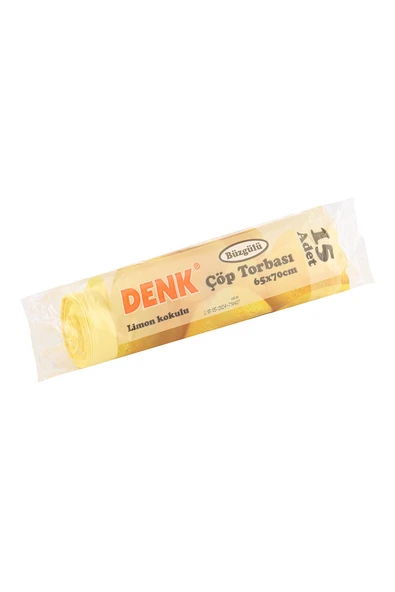 Denk Çöp Torbası Büzgülü Limonlu 15 li ürün görseli 1