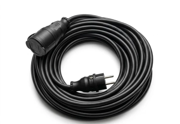 Elektrikli Araçlar ve Yüksek Güç Çeken Cihazlar İçin 3X2,5mm TTR Bakır Premium 20Mt Uzatma Kablosu IP44 Onaylı- ürün görseli 1