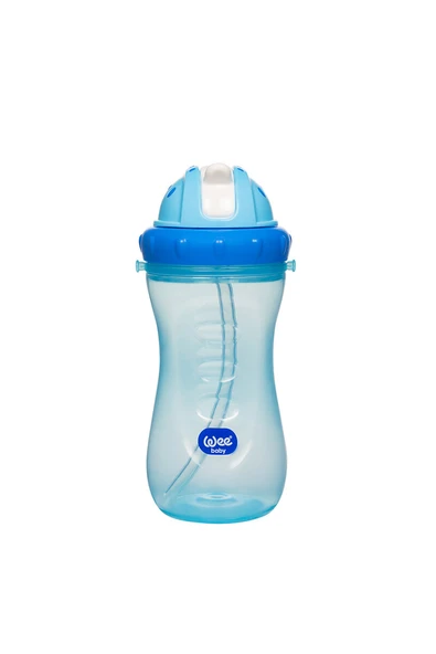 4 ADET Wee Baby Renkli Pipetli Bardak 340 ml ürün görseli 1