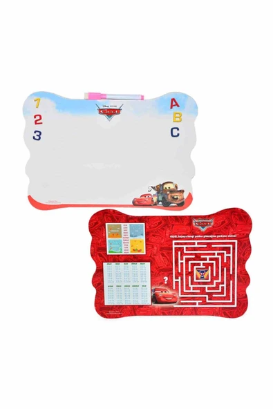 2 ADET Laço Kids Cars Eva Yazı Tahtası 8101 ürün görseli 1