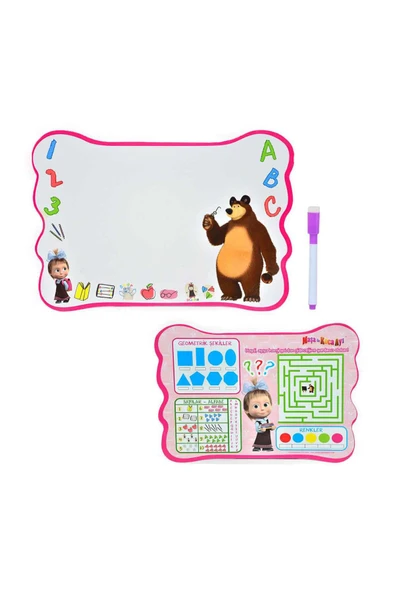 Laço Kids Maşa ile Koca Ayı Eva Yazı Tahtası MS7578 ürün görseli 1