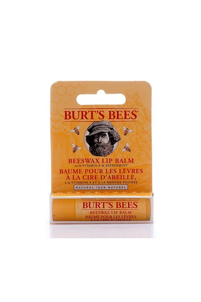 4 ADET Burt's Bees Beeswax Lip Balm Doğal Nane Ferahlığı Dudak Bakım Kremi 4,25 gr ürün görseli 1