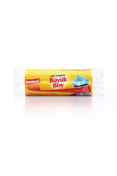 2 ADET Koroplast Çöp Torbası Güçlü Büyük Boy 10'lu ürün görseli 1