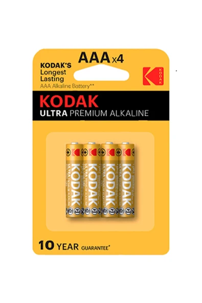 4 ADET Kodak Ultra Premium Alkalin İnce Pil 4'lü ürün görseli 1
