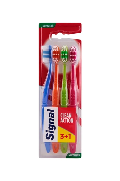 Signal Diş Fırçası Clean Action 3+1 ürün görseli 1