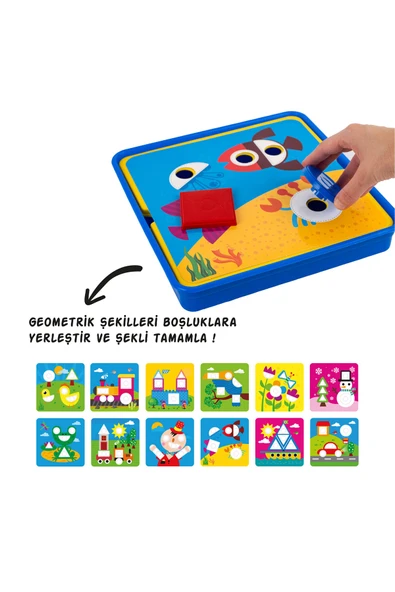 Bee Smart Şekli Bul Eğitici Oyun - Resim 2