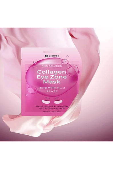 4 ADET JKosmec Collagen Eye Zone Mask - Resim 2