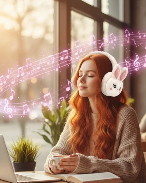 Tavşan Kulaklı Bluetooth Kulaklık Şarjlı Kablosuz Stereo Ses ürün görseli 1