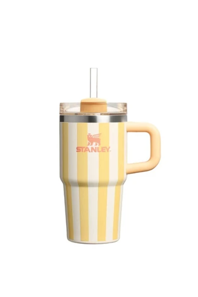 Stanley The Quencher H2.0 FlowState Tumbler Pipetli Termos Butter Cabana Gloss 0.6 Litre ürün görseli 1
