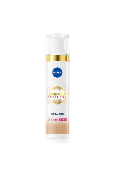 3 ADET Nivea Luminous630 Koyu Leke Karşıtı CC Yüz Kremi 40 ml ürün görseli 1