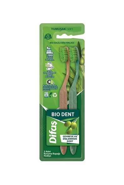 2 ADET Difaş 2'li Diş Fırçası Bio Dent ürün görseli 1