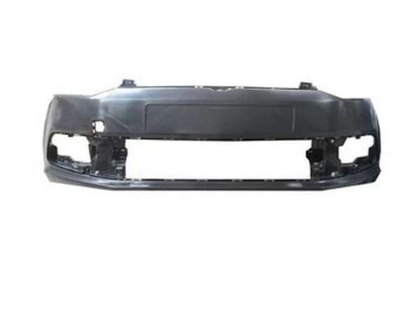 Volkswagen Polo 6 2014-2017 Ön Tampon Siyah (Sis Delikli - Far Yıkama Deliksiz) (Tyg) (Adet) (Oem No:6C0807217Gru) ürün görseli 1