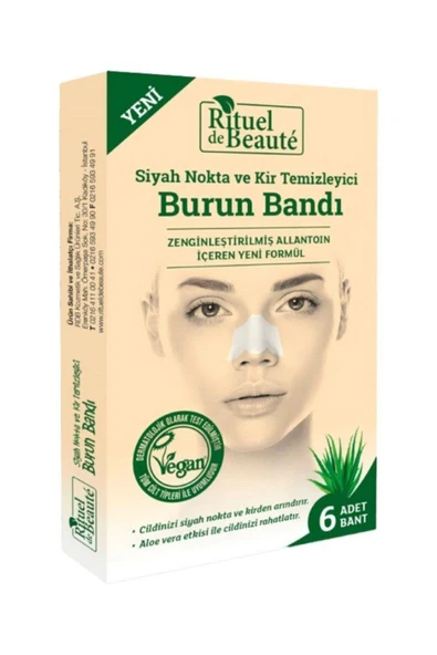 2 ADET Aloe Vera Siyah Nokta Bandı 6'lı ürün görseli 1