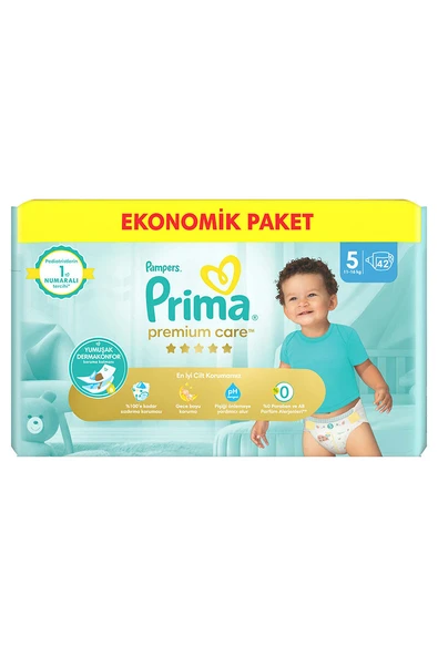 2 ADET Prima Premium Care Eko (5) Junior 11-16 kg 42 Adet Bebek Bezi ürün görseli 1