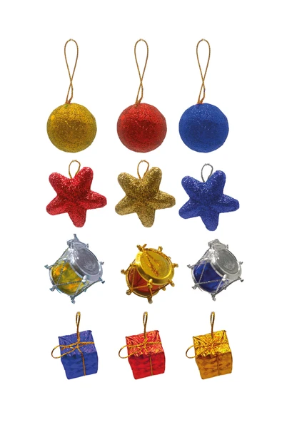 3 ADET Waldern 12'li Karışık Süs Cici Top 3 cm 6 Parlak 6 Simli ürün görseli 1