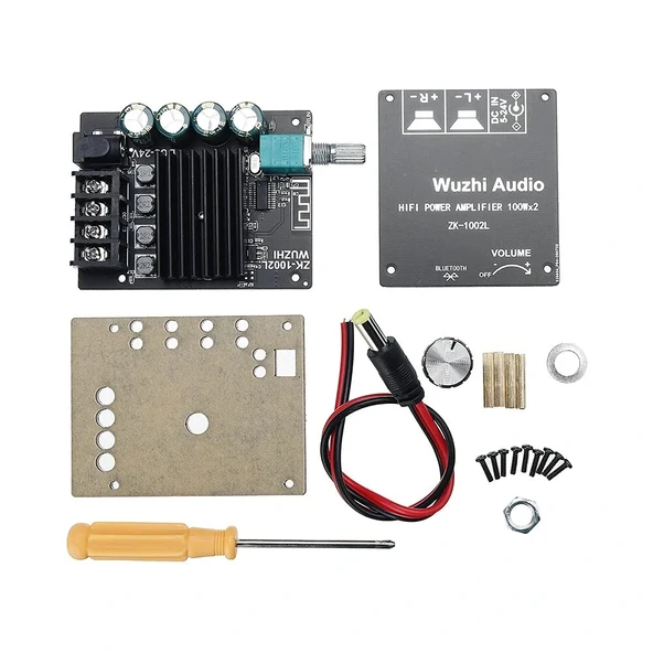ZK-1002L 2x100W 5.0 Bluetooth Amfi Devresi - Resim 2