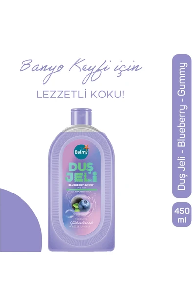 4 ADET Balmy Blueberry Gummy Duş Jeli 450 ml ürün görseli 1