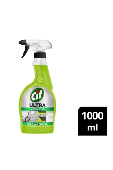 2 ADET Cif Sprey Ultra Anında Etki Kir ve Yağ Çözücü 1000 Ml ürün görseli 1