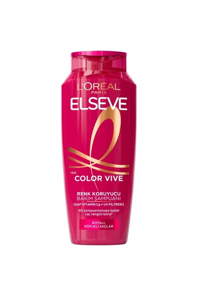 4 ADET Elseve Şampuan 300 ml Colorvive Renk Koruyucu Bakım ürün görseli 1