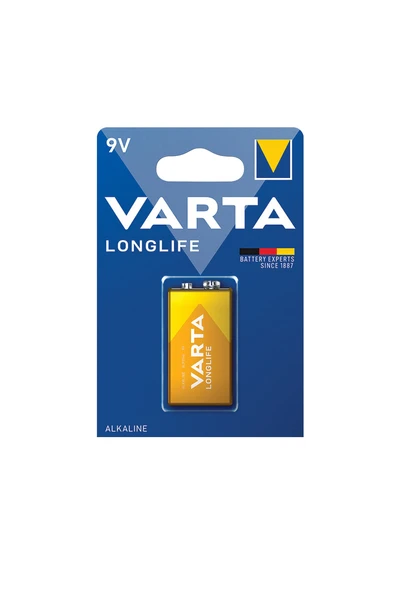 3 ADET Varta Pil Longlife Alkalin 9V ürün görseli 1