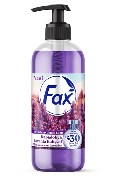 3 ADET Fax Sıvı Sabun Kapadaokya Lavanta Bahçesi 500 ml ürün görseli 1