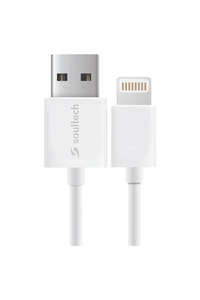 4 ADET Soultech DK051B Comfort Classic 2.0 mAh Lightning Iphone Şarj Kablosu ürün görseli 1