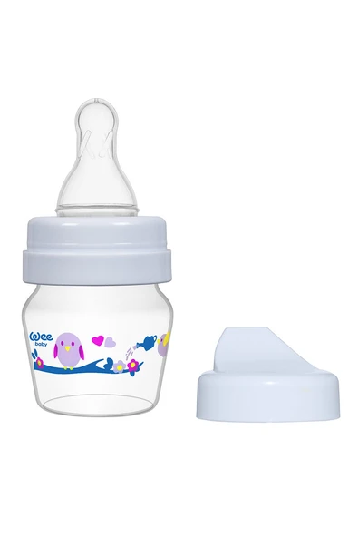 Wee Baby Mini PP Alıştırma Bardağı Seti 30 ml - MAVİ - Resim 2