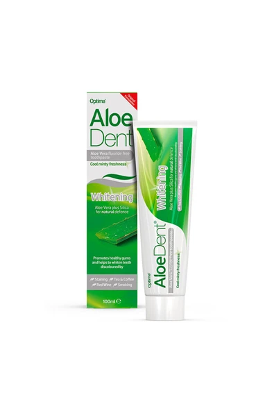 2 ADET AloeDent Mucize Aloevera Ile Ekstra Beyazlatıcı Diş Macunu 100ml ürün görseli 1