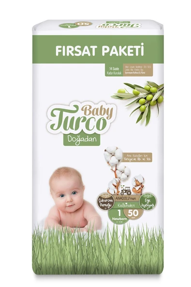 2 ADET Baby Turco Doğadan Fırsat (1) Yenidoğan 50 li ürün görseli 1