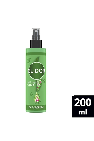 4 ADET Elidor Sağlıklı Uzayan Saçlar Sıvı Saç Bakım Kremi 200 ml ürün görseli 1