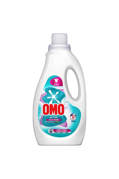 3 ADET Omo Sıvı Çamaşır Deterjanı Active Beyazlar ve Renkliler 30 Yıkama 1500 ml ürün görseli 1