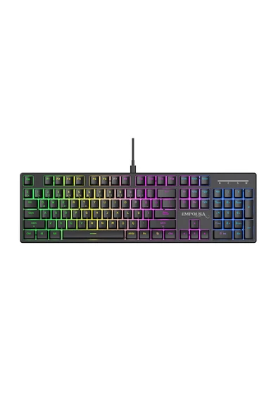 3 ADET Inca Empousa Blue Switch Anti-Ghost Mekanik Gaming Klavye IKG-440T ürün görseli 1
