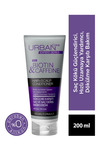 3 ADET Urban Care Expert Biotin & Caffein 200ml Saç Kremi ürün görseli 1