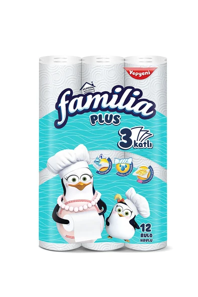 3 ADET Familia Kağıt Havlu 12'li ürün görseli 1