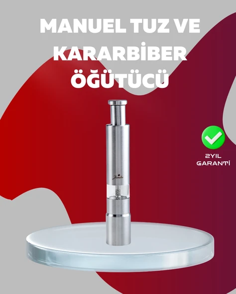 Ergonomik Tasarımlı, Nem Geçirmez Kapaklı Baharat Öğütücü ürün görseli 1