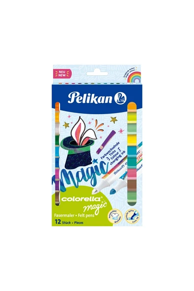 4 ADET Pelikan Colorella Magic 12li Keçeli Kalem ürün görseli 1